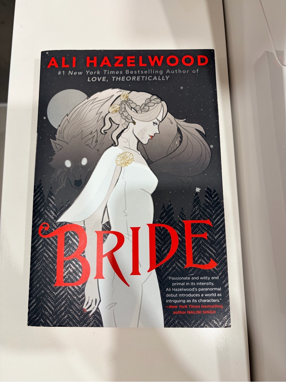 Bride by Ali Hazelwood — Gothic Cover, Black & Red